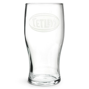 Tetley's Beer Pint Glass £0.15