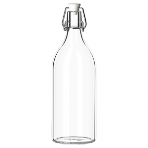 Wine or Water Bottle with Stopper 1 litre £1.00