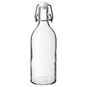 Wine or Water Bottle with Stopper 0.5litre £1.00